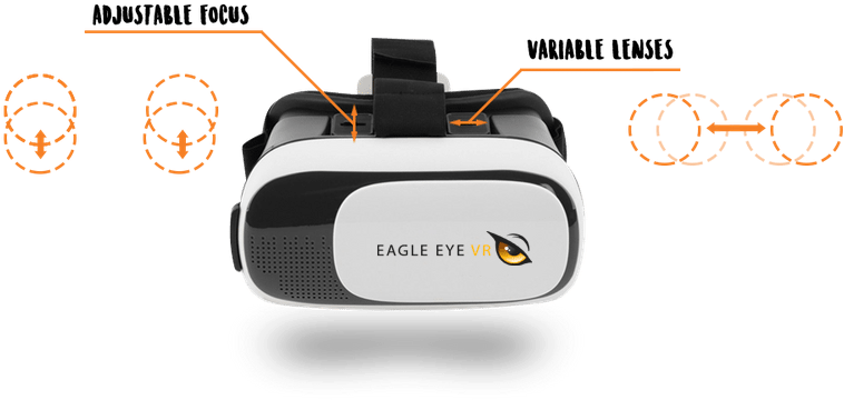 Vr Box Universal Virtual Reality 3d Video Glasses For (800x397), Png Download