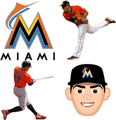 Miami Marlins (400x400), Png Download