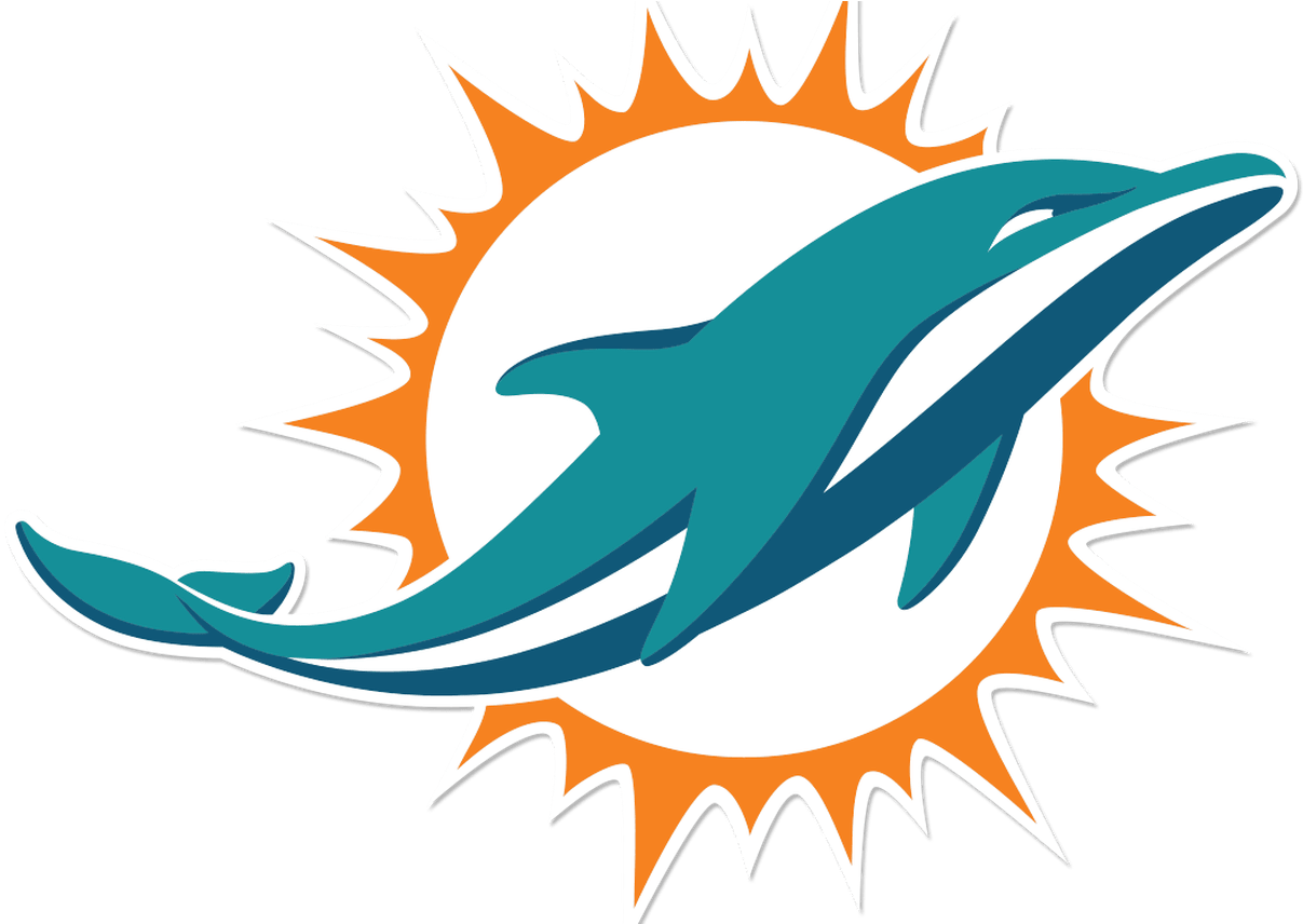 Miami Marlins Jose Fernandez Stickers Png - Miami Dolphins (1368x855), Png Download