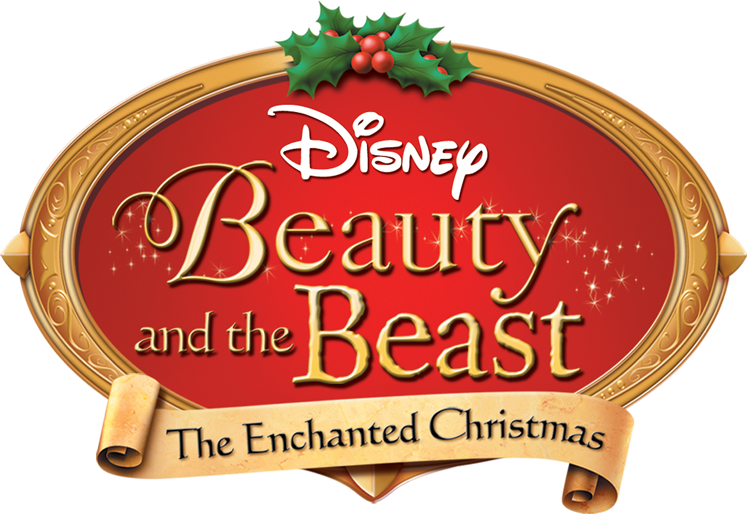 Beauty And The Beast - Beauty And The Beast: The Enchanted Christmas (2048x1024), Png Download
