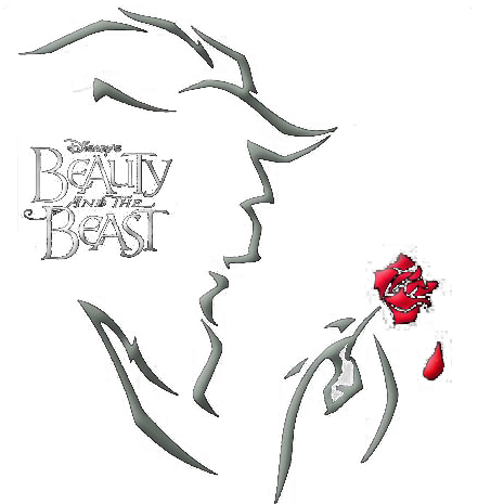 Beauty And The Beast Musical Logo - Beauty And The Beast Design (500x500), Png Download