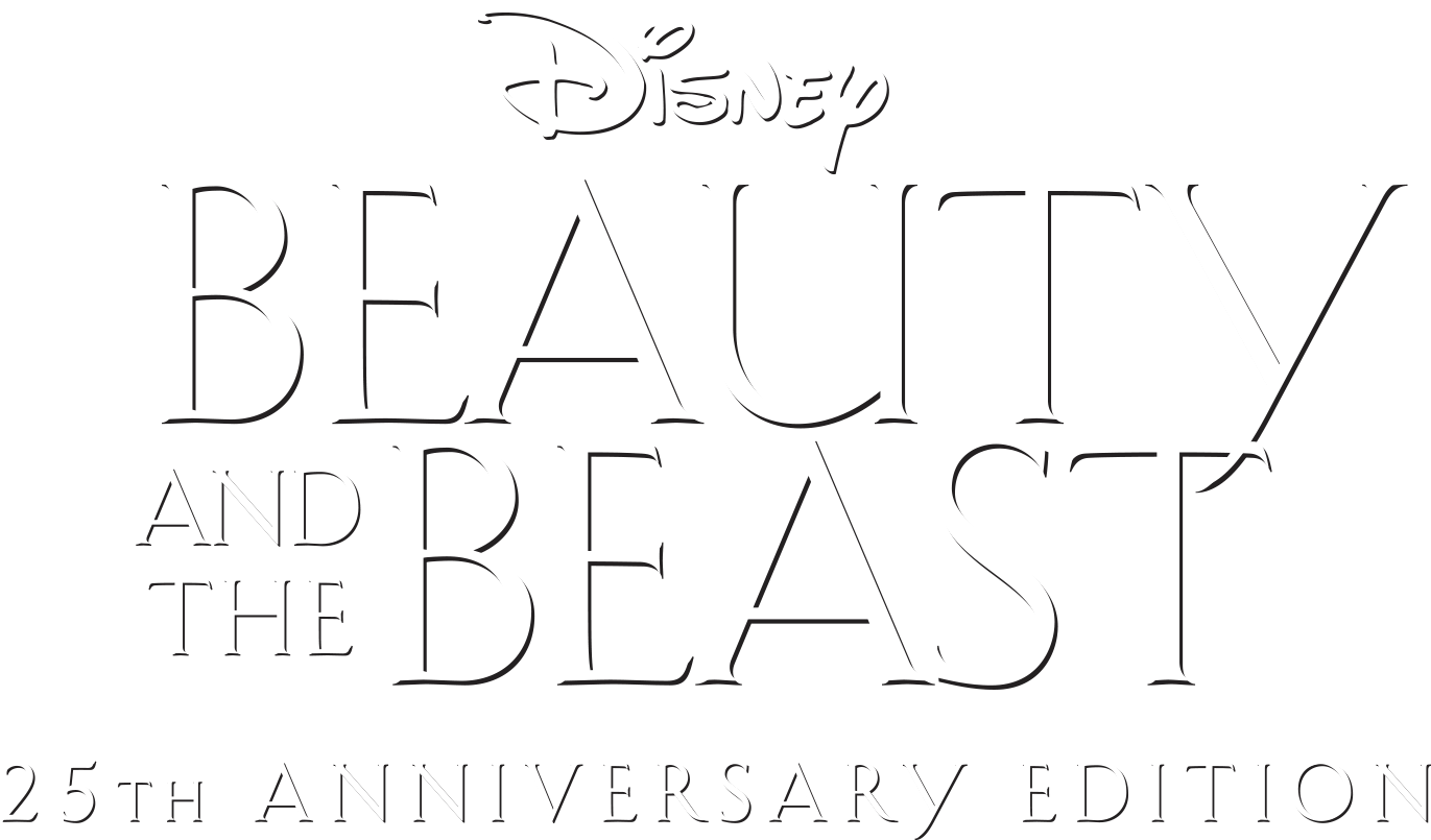 Beauty And The Beast - Calligraphy (2048x1024), Png Download