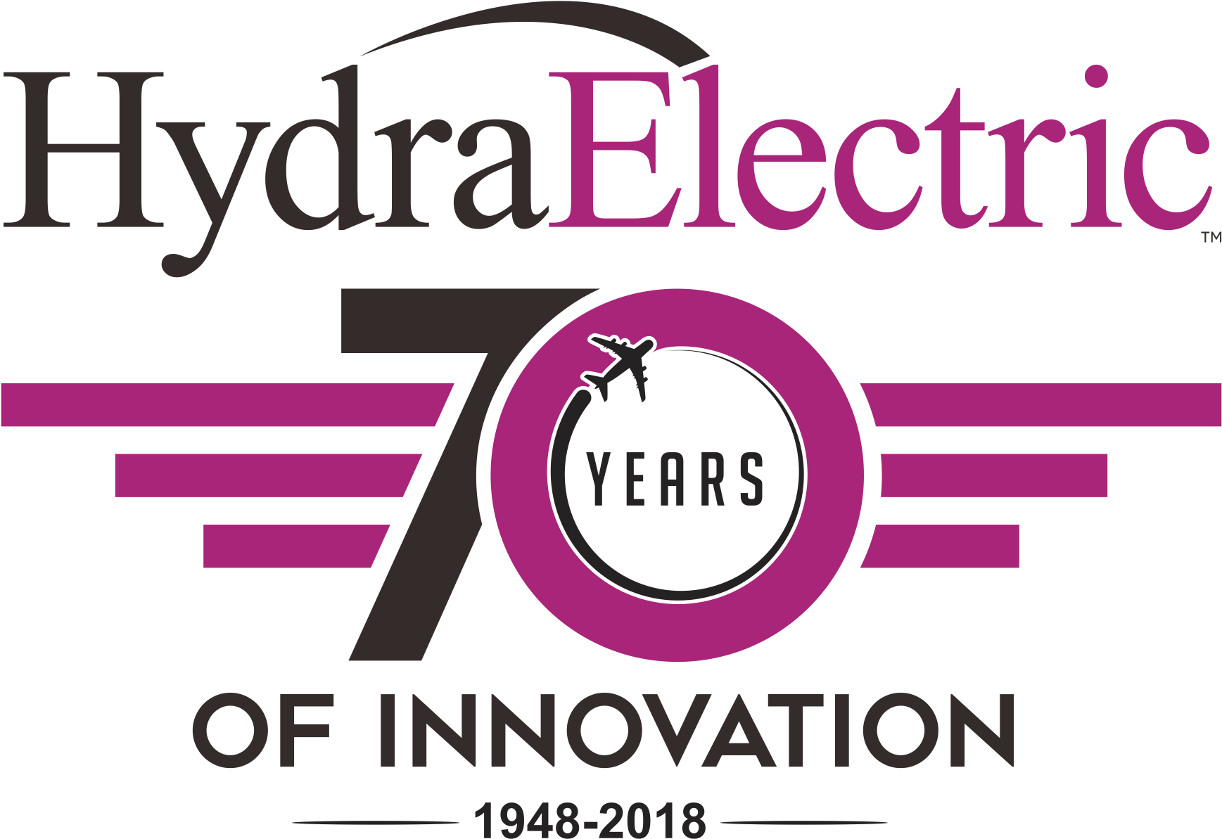 Hydra-electric 70th Anniversary Logo - Hydra Electric (2121x1479), Png Download