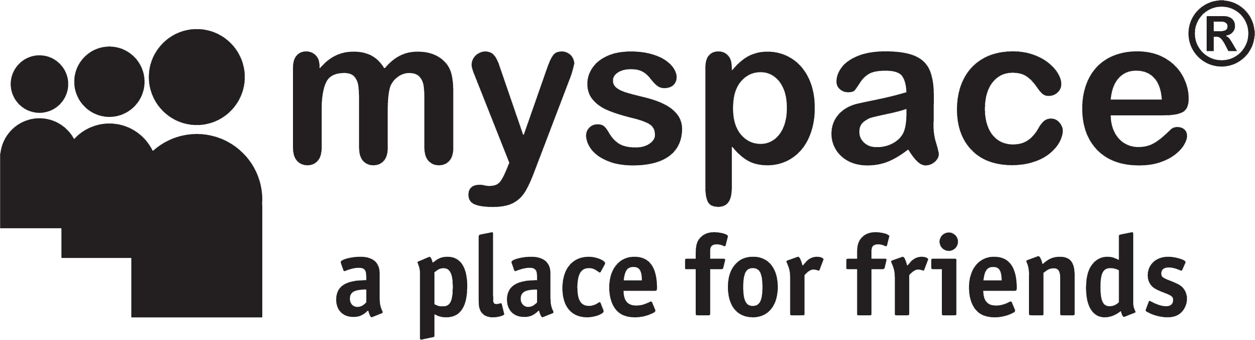 Fail - Myspace Logo - Png - Myspace Logo Png (2493x675), Png Download