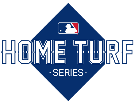 Mlb Home Turf Logo - Major League Baseball Logo (437x338), Png Download