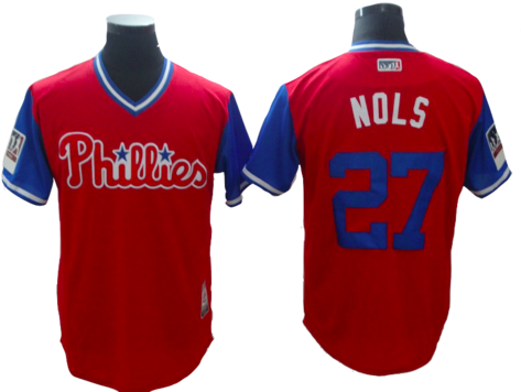Philadelphia Phillies Jersey - Philadelphia Phillies Mlb Shell Wristlet (480x357), Png Download