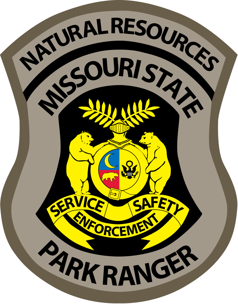 Missouri State Park Ranger Badge - Missouri State Park Ranger Patch (996x1271), Png Download