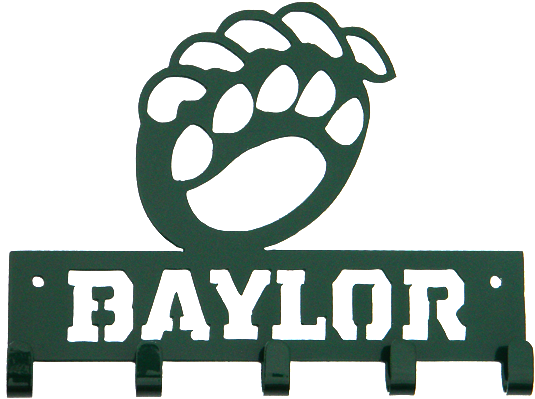 Baylor University Key Ring - Baylor Bears And Lady Bears (500x400), Png Download