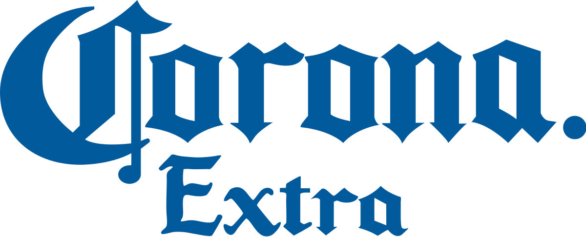 Cerveza Corona Extra Logo (1200x486), Png Download