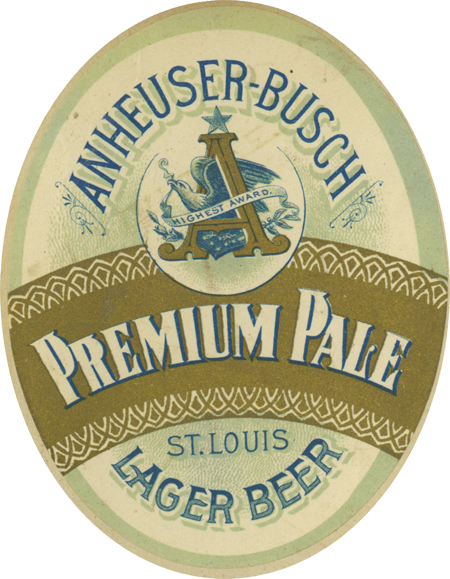 Anheuser-busch Brand - Label (450x579), Png Download