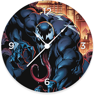 Venom Comic Clock - Mark Bagley Venom 2018 (360x360), Png Download