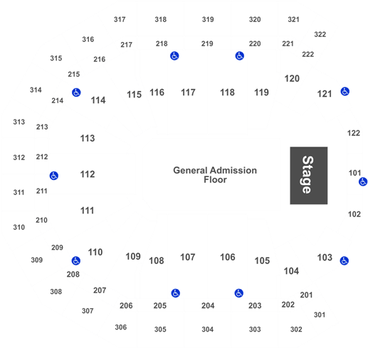 Disturbed & Three Days Grace Tickets - Pinnacle Bank Arena (525x496), Png Download