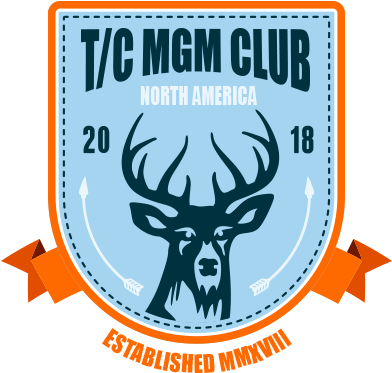 T/c Mgm Club - Sticker Vinyl Decals Deer Size: 5 X 2.7 Inches Vinyl (400x387), Png Download