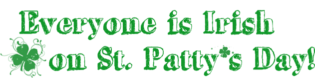 Everyone Is Irish On St - Everyone Irish On Saint Patrick Day (658x195), Png Download