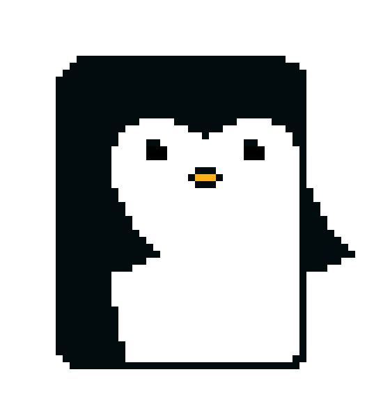 Kawaii Pingu - Adventure Time Gunter Transparent Gif (560x590), Png Download