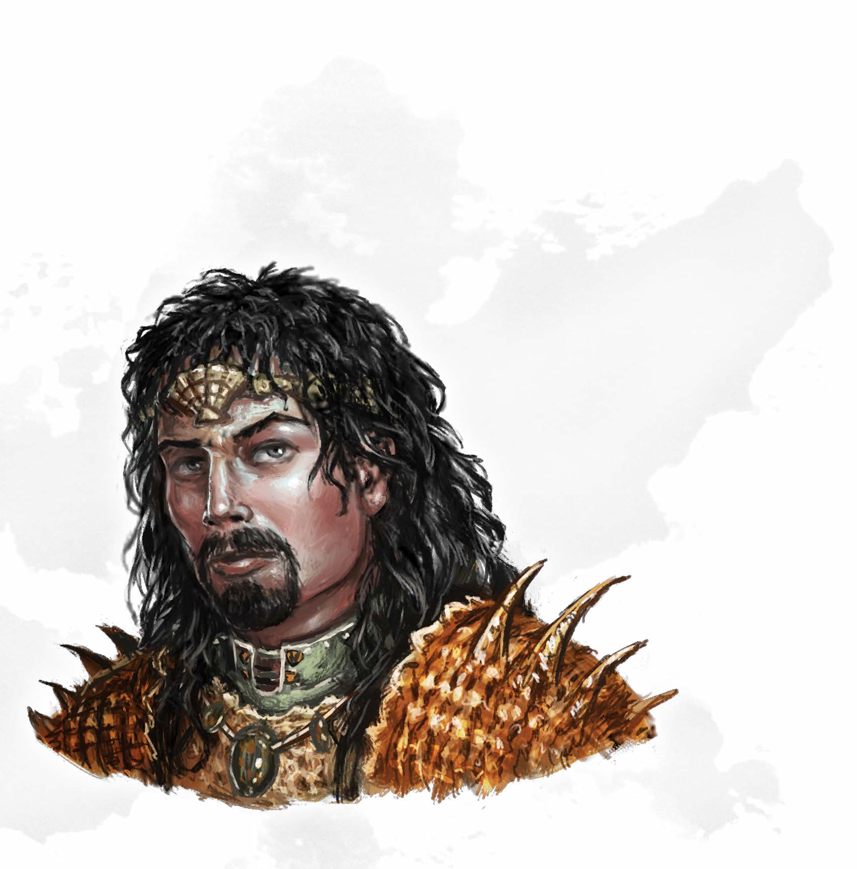 Children Of Yarris, The Lord Of Waves, The Val'ossan - Portable Network Graphics (1705x1727), Png Download