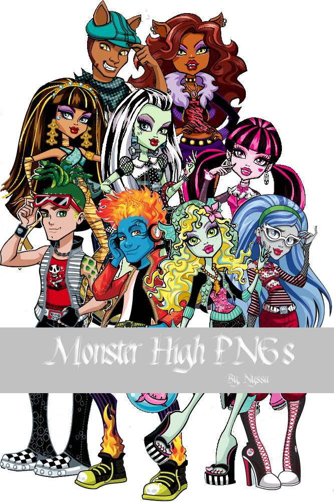 Monster High Png By Nyssa-89 - Monster High Boys Png (667x1001), Png Download