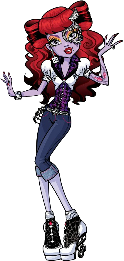 Png Operetta Hecho Por Mi Para Una Amiga ^^ By ~fabii-editions - Monster High Operetta Phantom (441x903), Png Download