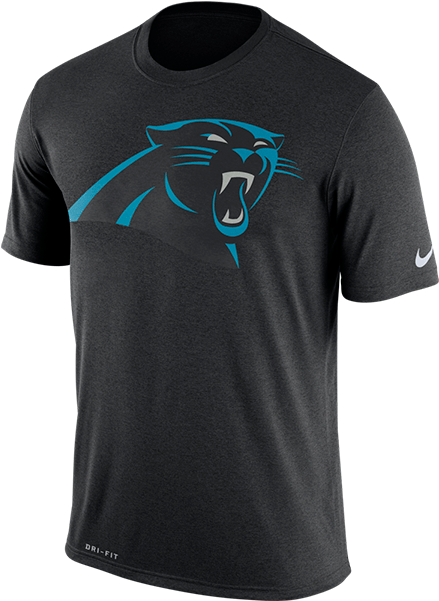 Carolina Panthers Men's Nike Legend Logo Black Tee - Arizona Cardinals Shirt (600x600), Png Download