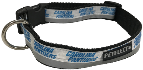 Carolina Panthers Dog Collar - Belt (500x262), Png Download