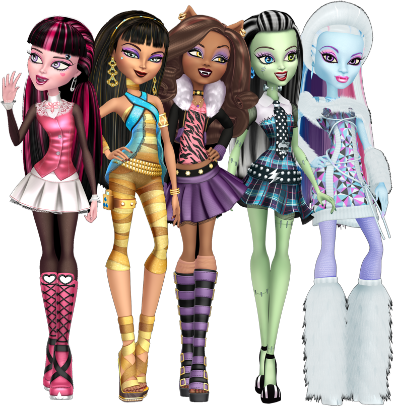 Monster High - Monster High Movies Characters (991x897), Png Download