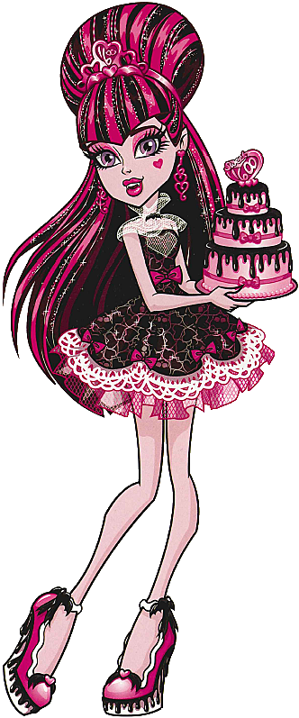 Draculaura Monster High Png - Monster High Draculaura 1600 (332x797), Png Download