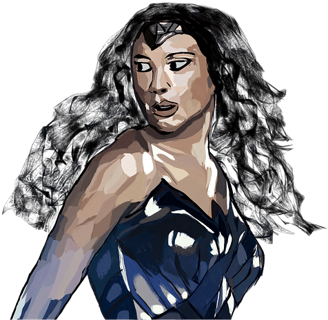 Top 10 Dc Comics Female Superheroes - Gal Gadot (678x381), Png Download