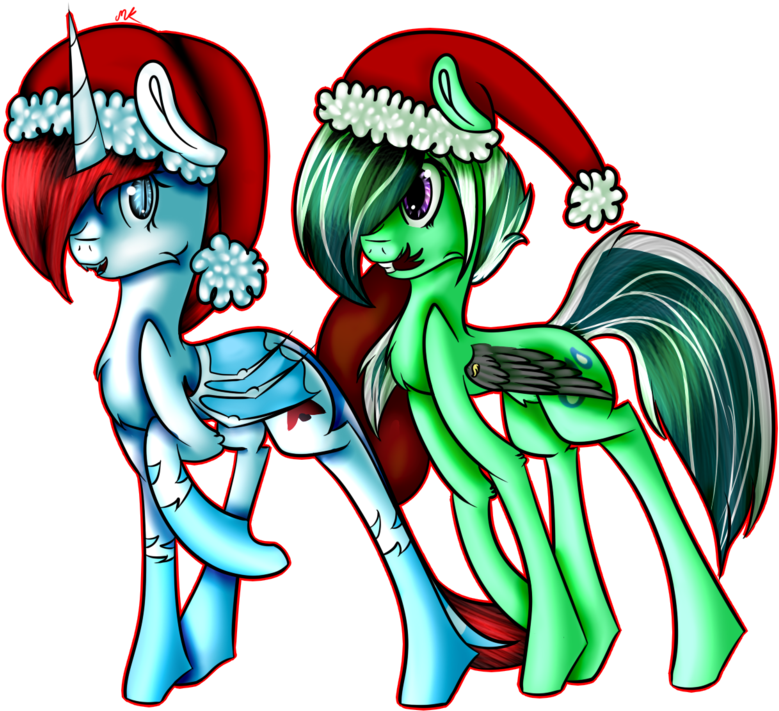 Menmadrawing, Christmas, Hat, Holiday, Oc, Oc Only, - Cartoon (1024x768), Png Download