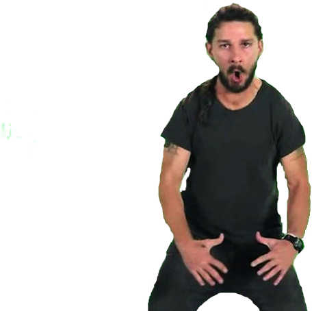 Shia By /u/qrue - Shia Labeouf You Can Do (700x466), Png Download