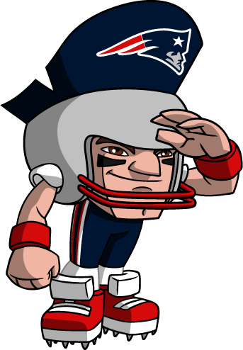Patriots Patriots Gifts, Patriots Football, Patriots - New England Patriots Rusher (343x494), Png Download