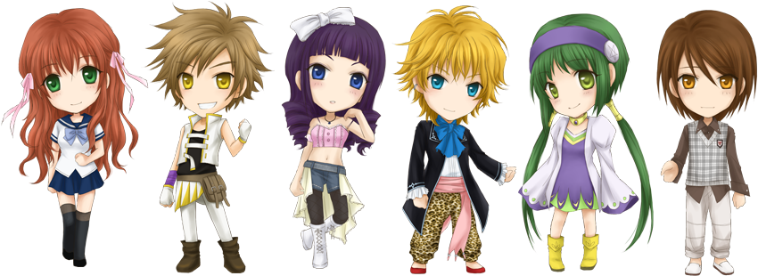 Magic Castle Game Characters - Manga Games (980x336), Png Download
