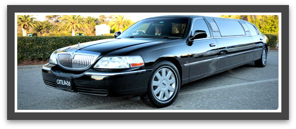 Lincoln Stretch Limo - Limousine (586x256), Png Download