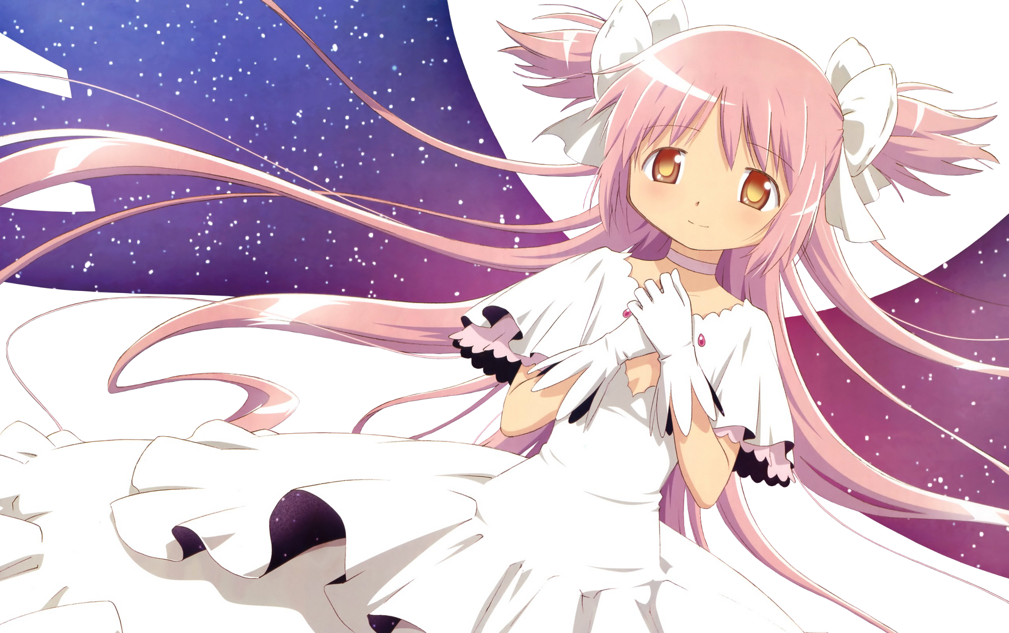 Puella Magi Madoka Magica Godess Madoka Pose - Mahou Shoujo Madoka Magica Madoka (2000x1255), Png Download