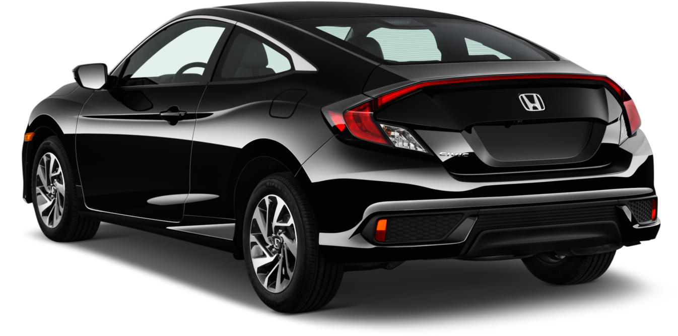 Image Result For Honda Civic Picture - 2016 Honda Civic All Black 2 Door (1360x903), Png Download