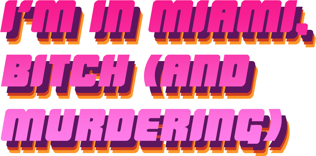 Hotling Miami Tag - Hotline Miami Font Style (1145x583), Png Download