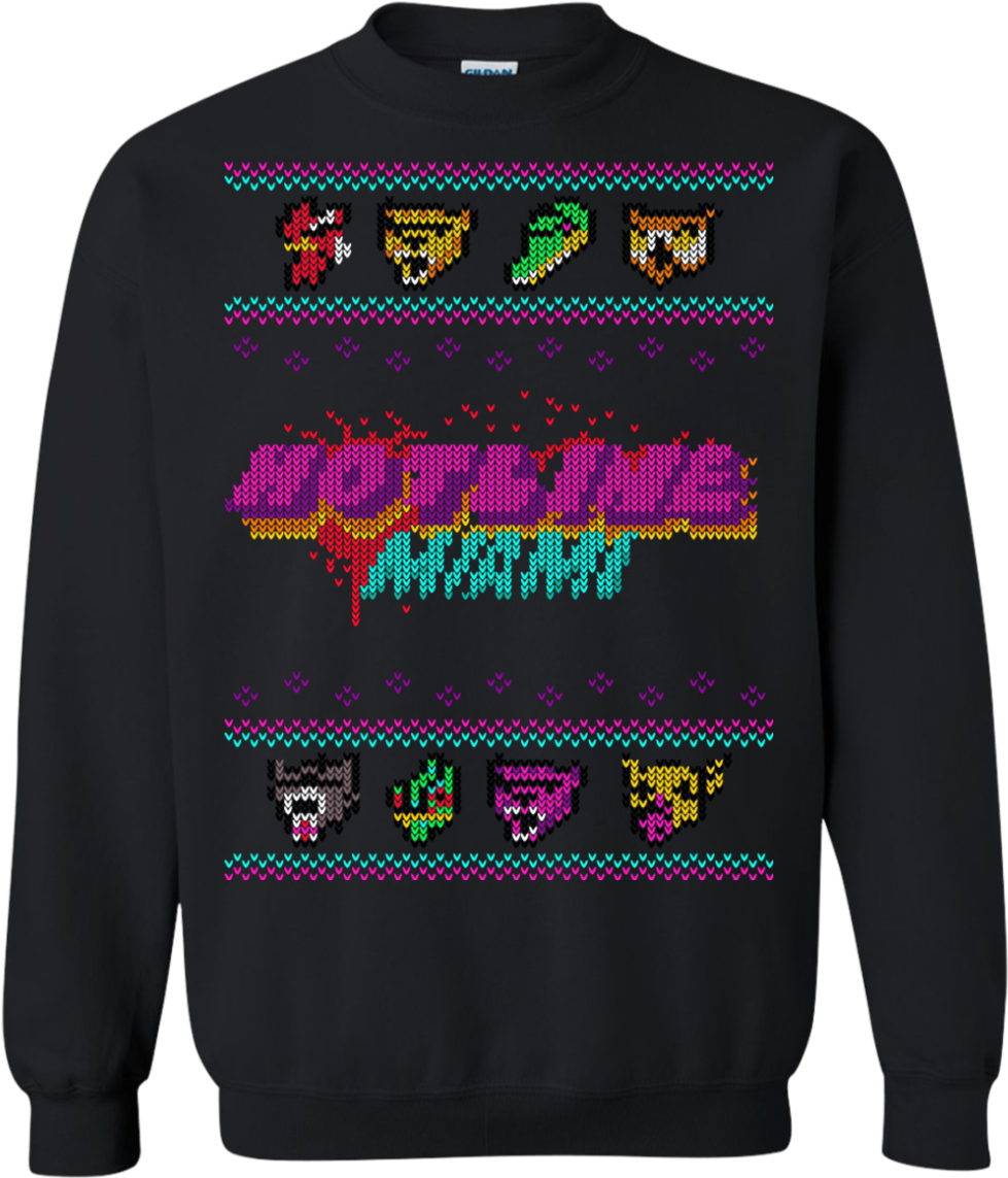 Christmas Sweater Hotline Miami Crewneck Sweatshirt - Hotline Miami Sweater (1155x1155), Png Download