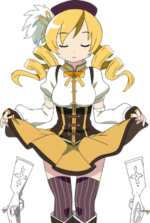 魔法少女まどか☆マギカ - Osomatsu San Madoka Magica Transformation (300x446), Png Download