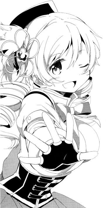 Mami Tomoe Manga Transparent From Puella Magi Madoka - Mami Madoka Magica Manga (500x736), Png Download