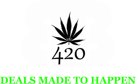 Brain Busters420 - Pot Leaf Square Sticker 3" X 3" (600x450), Png Download