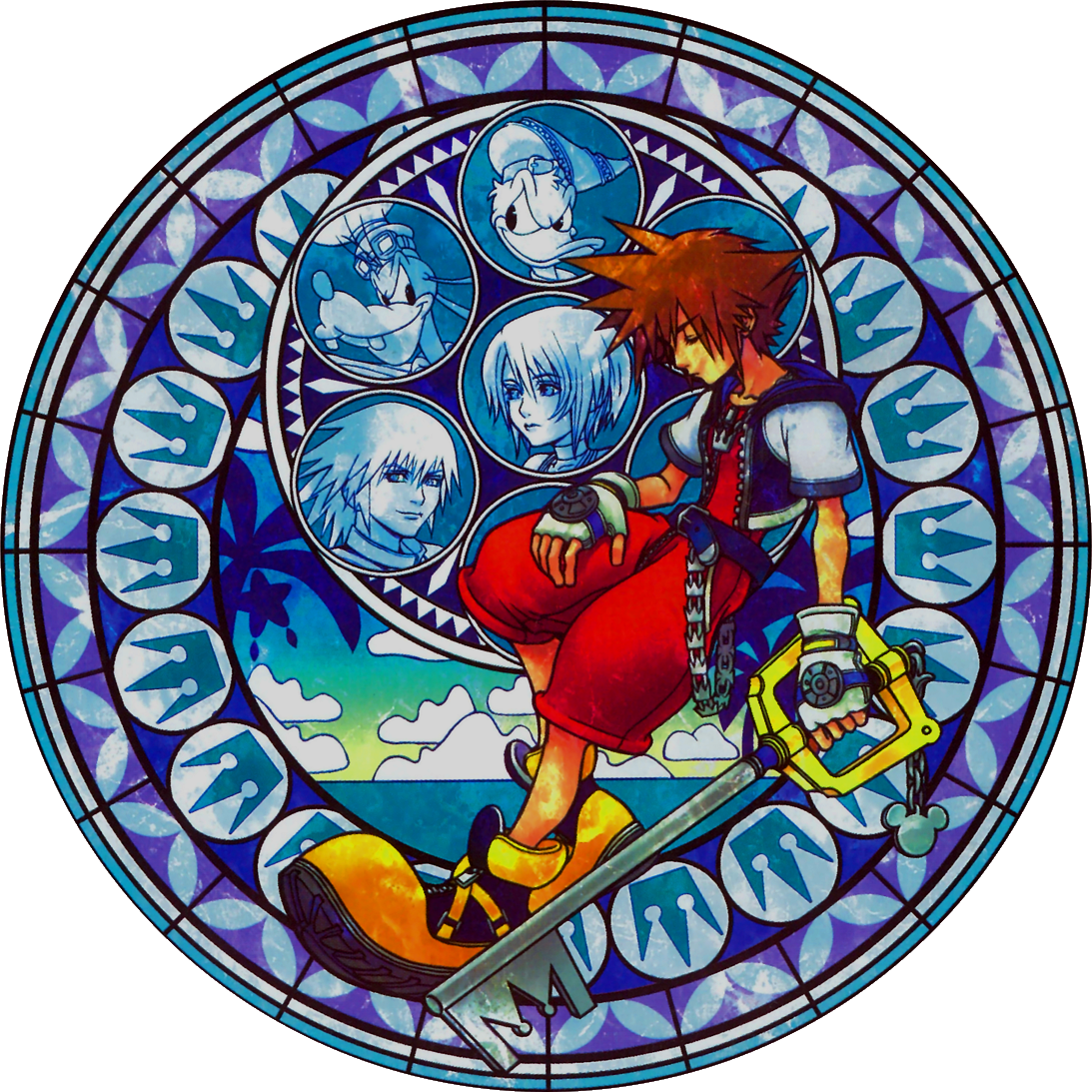 No Caption Provided - Kingdom Hearts Sora Heart (1093x1093), Png Download