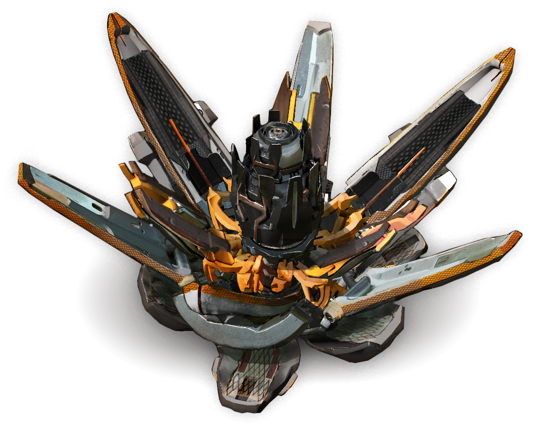 Metal Flowers - Horizon Zero Dawn Flowers (1104x858), Png Download
