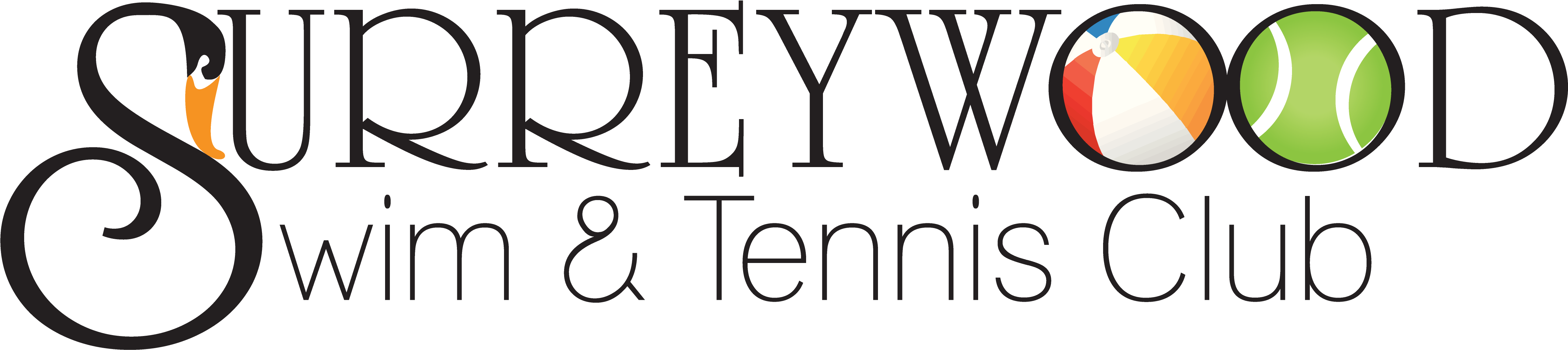 Surreywood Swim Club Logo - Photography (5000x1224), Png Download