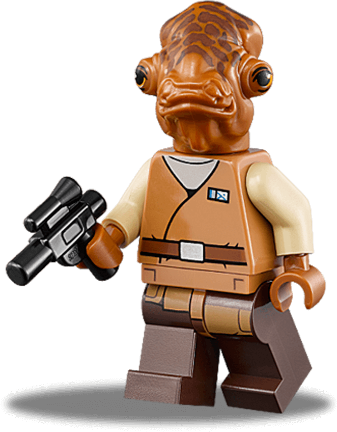75140 Admiral-ackbar Mugshot - Lego Admiral Ackbar (672x896), Png Download