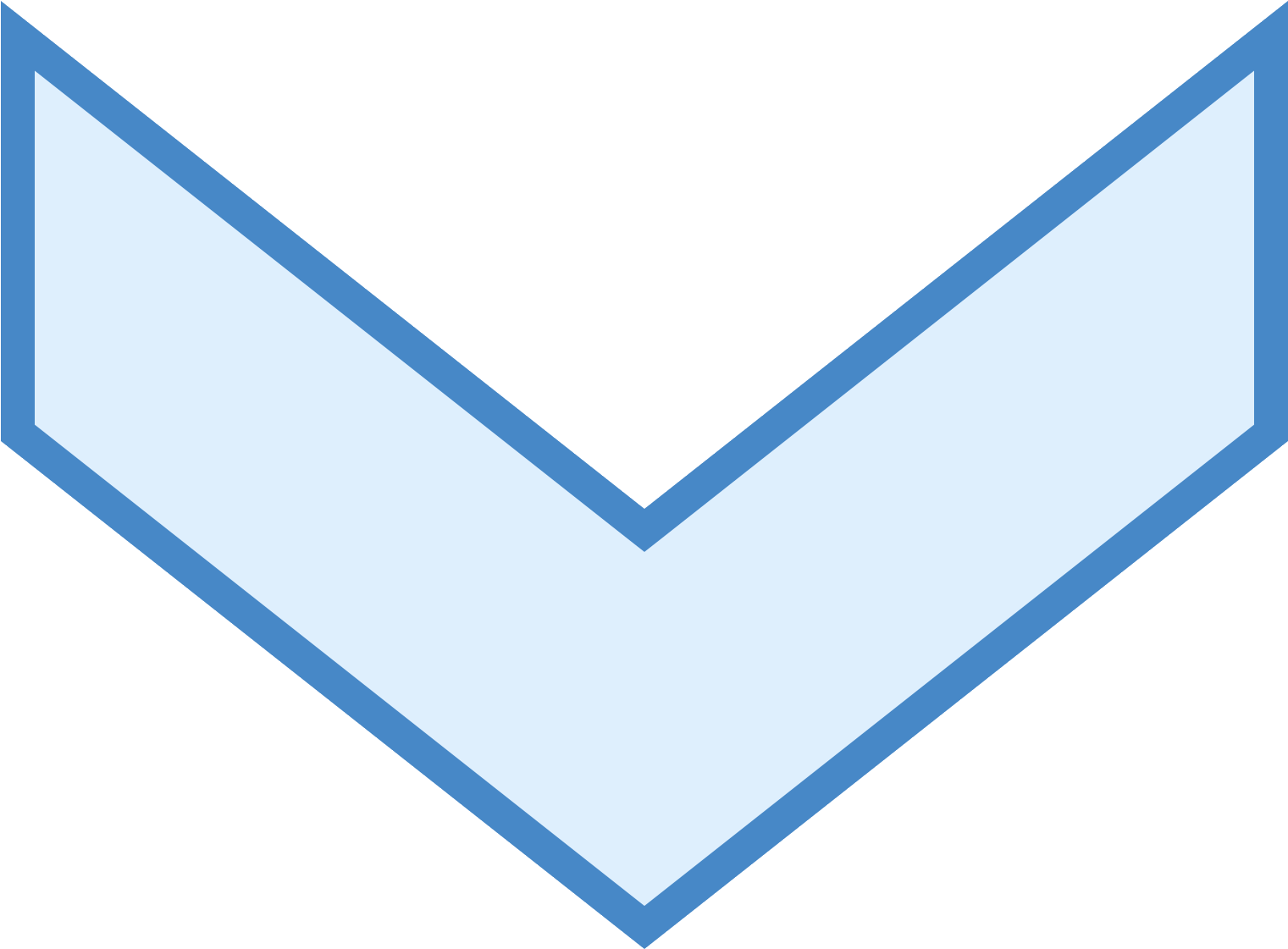 Chevron Down Icon - Electric Blue (1600x1600), Png Download