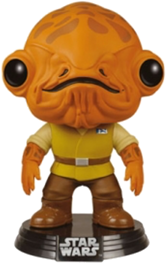 Star Wars - Admiral Ackbar - Pop Star Wars Ackbar (541x541), Png Download