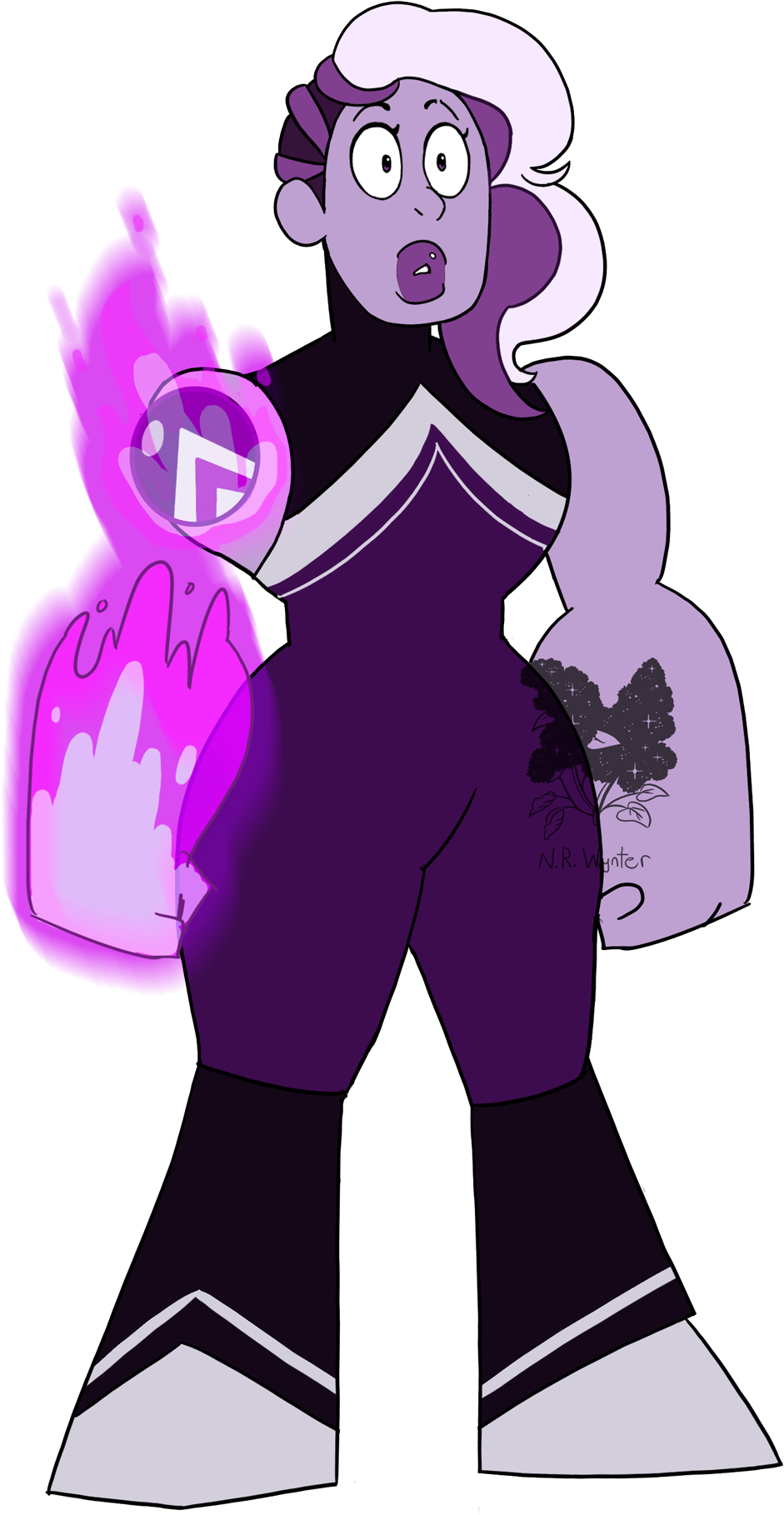 Chevron-amethyst - Steven Universe Amethyst Soldiers (1000x1961), Png Download
