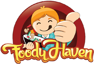 Foody Haven - Cartoon (1003x230), Png Download