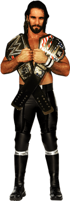 Seth Rollins Belt Around Neck - Seth Rollins (400x400), Png Download