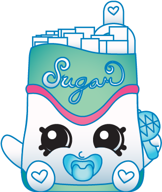 Shopkins 1 028 Sugar Lump A Ultra Rare Shopkin Ideas - Shopkins Sugar Lump (400x400), Png Download
