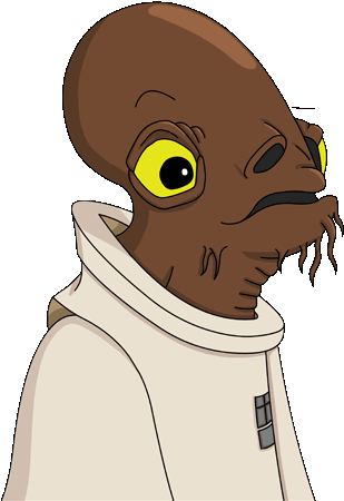 Admiral Ackbot - Cartoon (350x500), Png Download